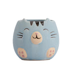 Macetero gato colores surtidos 8.7cm