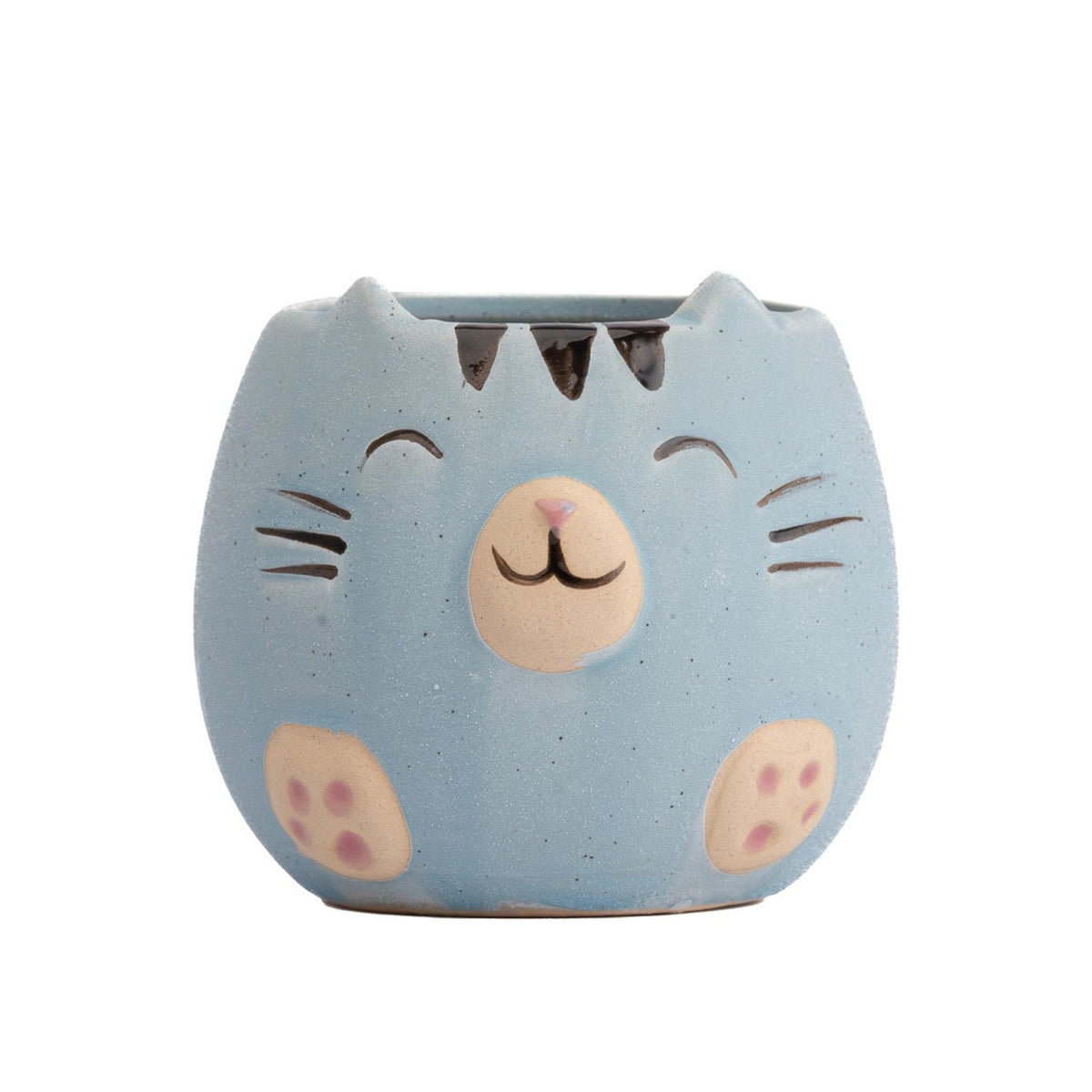 Macetero gato colores surtidos 8.7cm