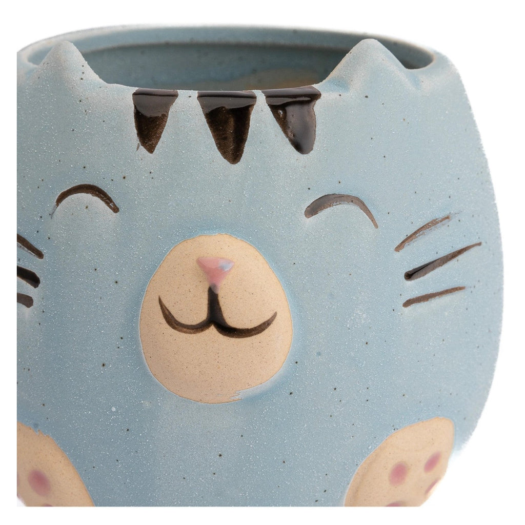 Macetero gato colores surtidos 8.7cm