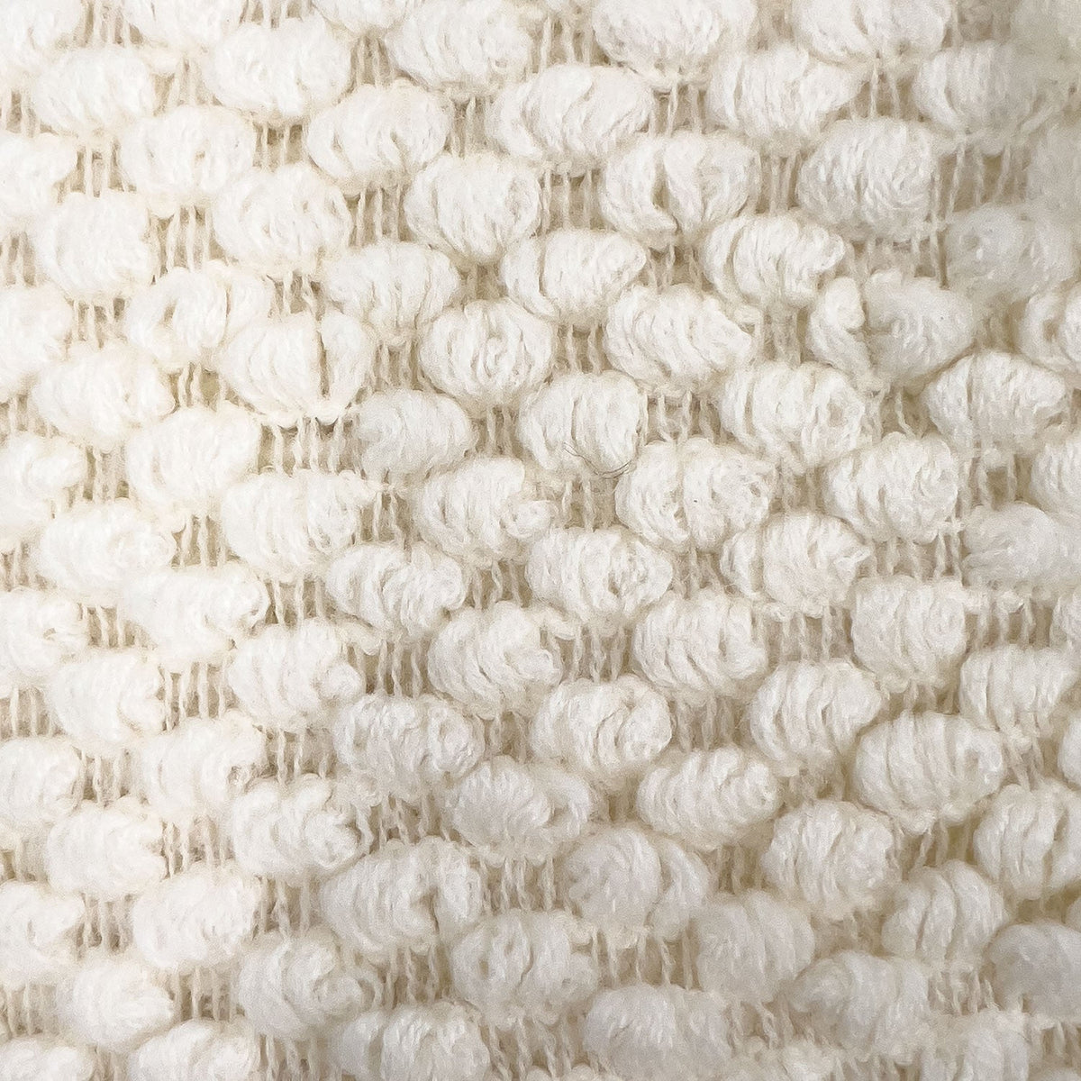 Manta 127x125cm tejida blanco