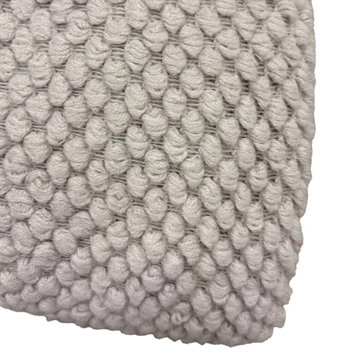 Manta 127x125cm tejida gris