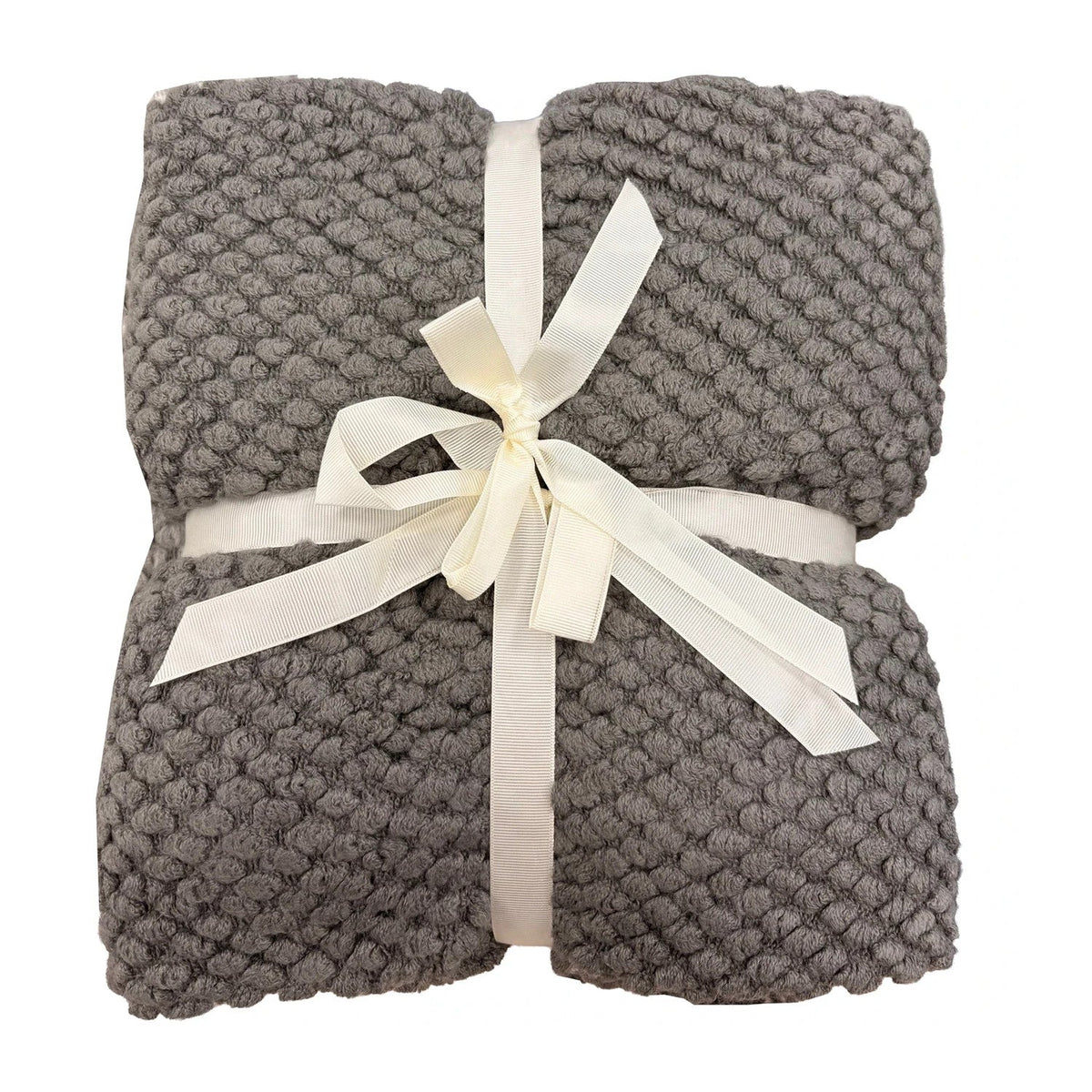 Manta 127x125cm tejida marengo