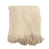 Manta 130x170cm rombos beige