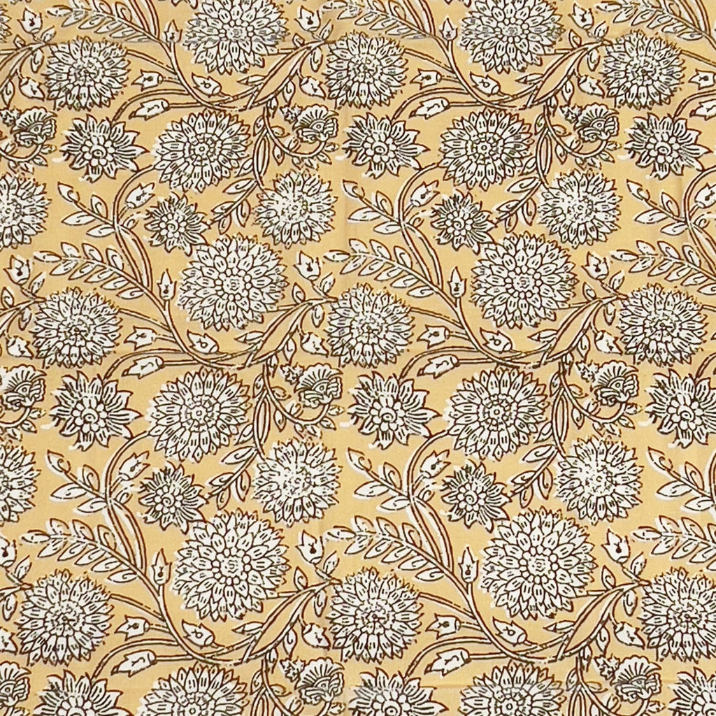 Mantel flower print crudo 150x250cm
