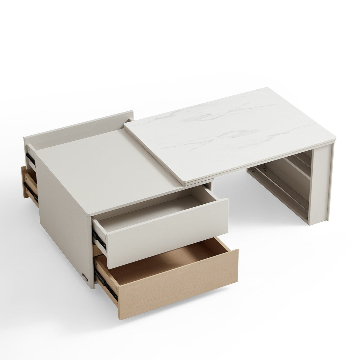 Mesa centro extensible Lina gris