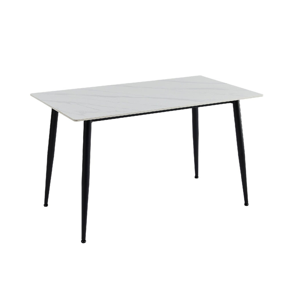 Mesa comedor 4 puestos Khissa blanco mate
