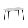 Mesa Comedor Khissa 4 Puestos Blanco Mate