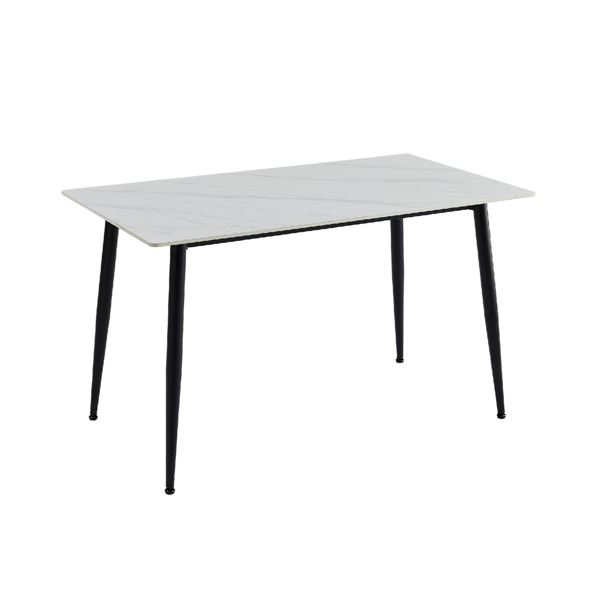 Mesa Comedor Khissa 4 Puestos Blanco Mate