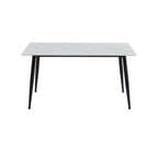 Mesa Comedor Khissa 4 Puestos Blanco Mate