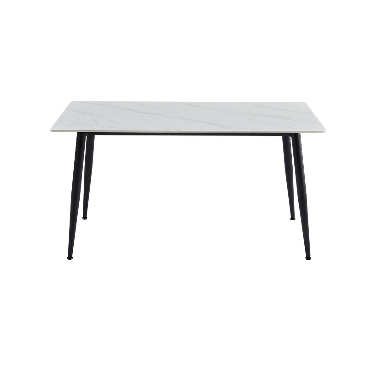 Mesa Comedor Khissa 4 Puestos Blanco Mate
