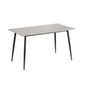 Mesa comedor 4 puestos Khissa gris mate