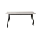 Mesa comedor 4 puestos Khissa gris mate