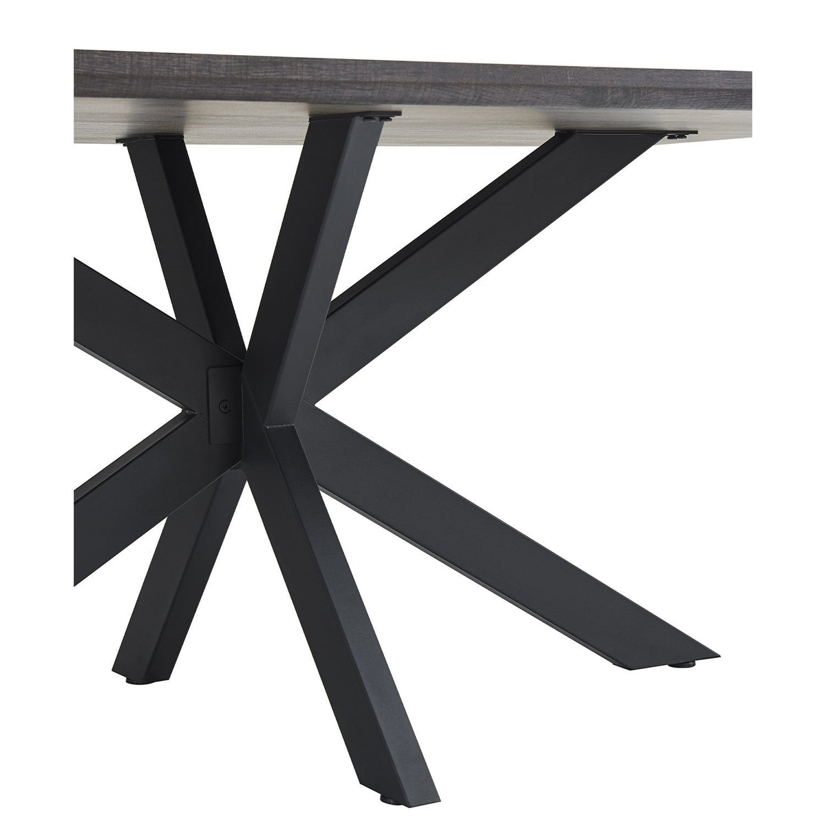 Mesa comedor 6 puestos Bonaire negro