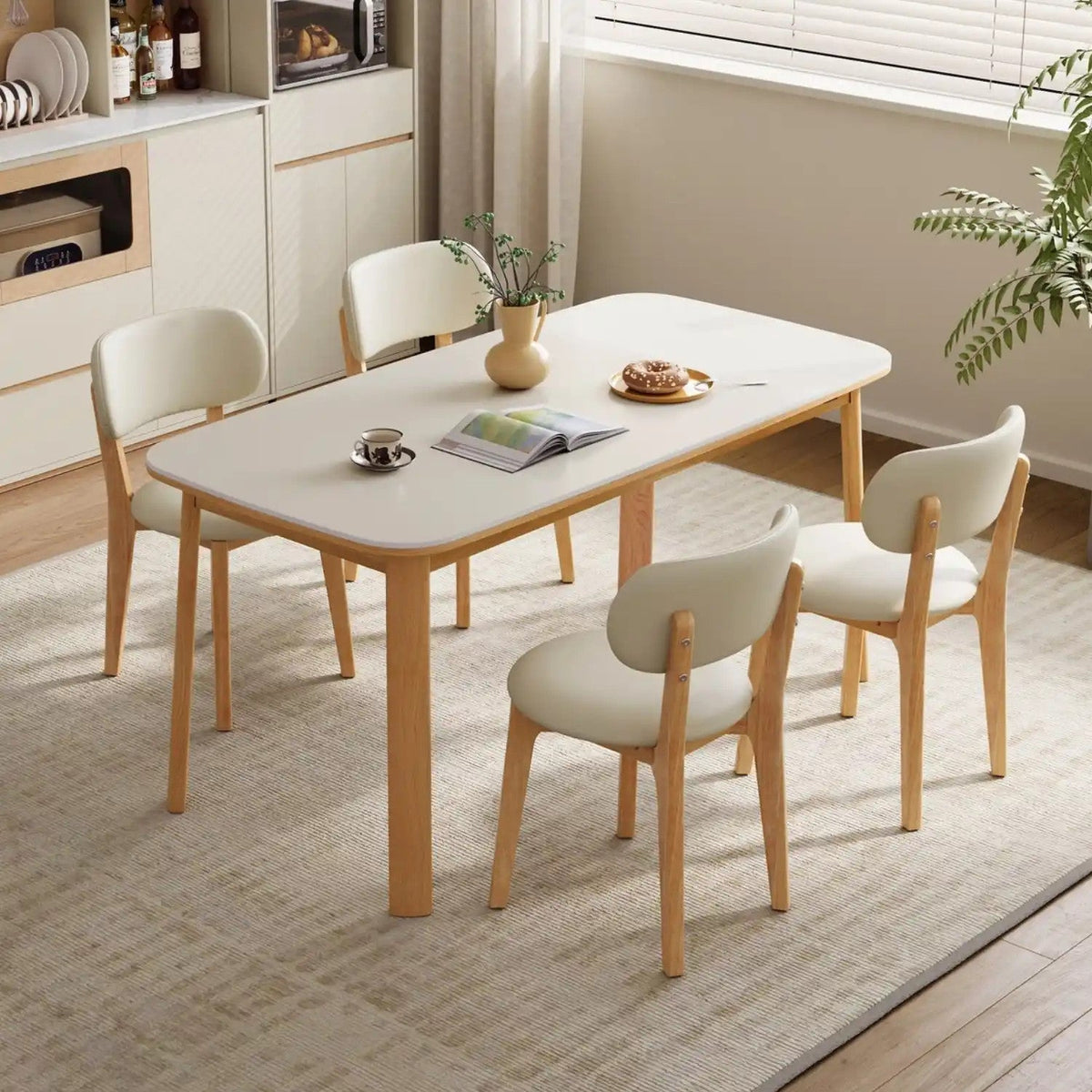 Mesa comedor 6 puestos Nova blanco