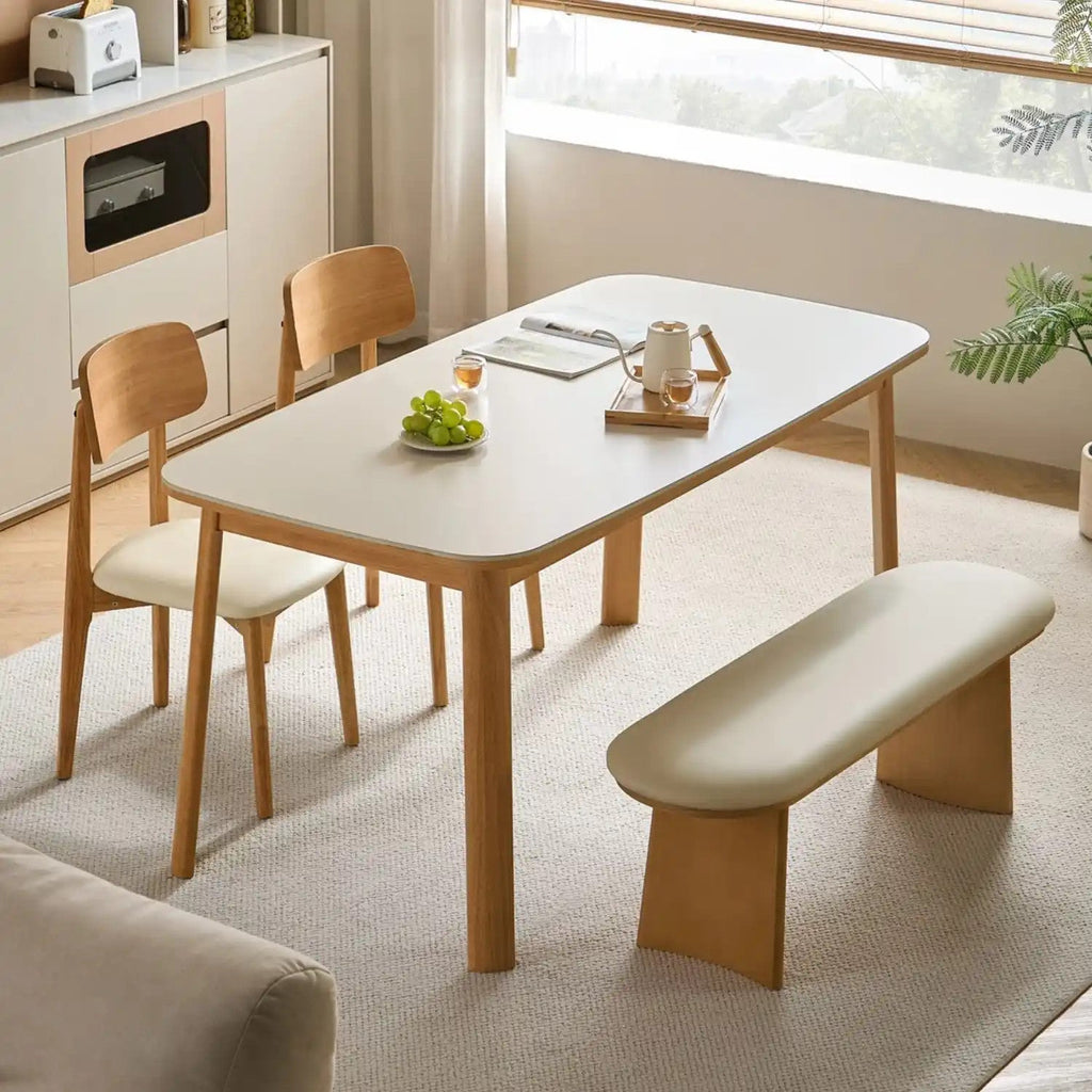 Mesa comedor 6 puestos Nova blanco