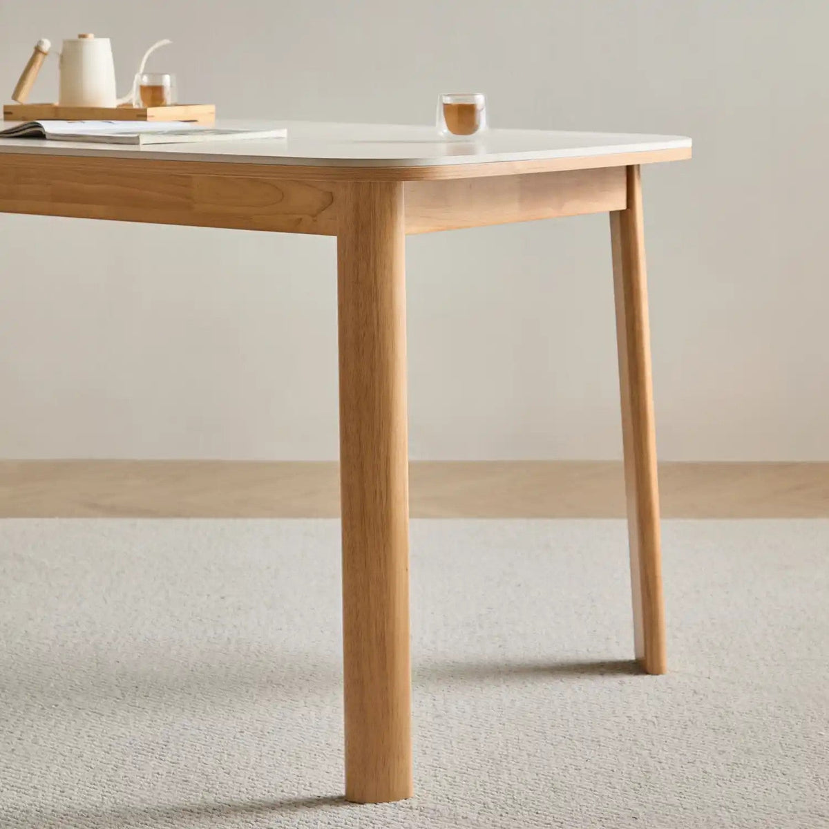 Mesa comedor 6 puestos Nova blanco
