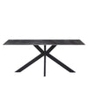 Mesa comedor 6 puestos Verona negro