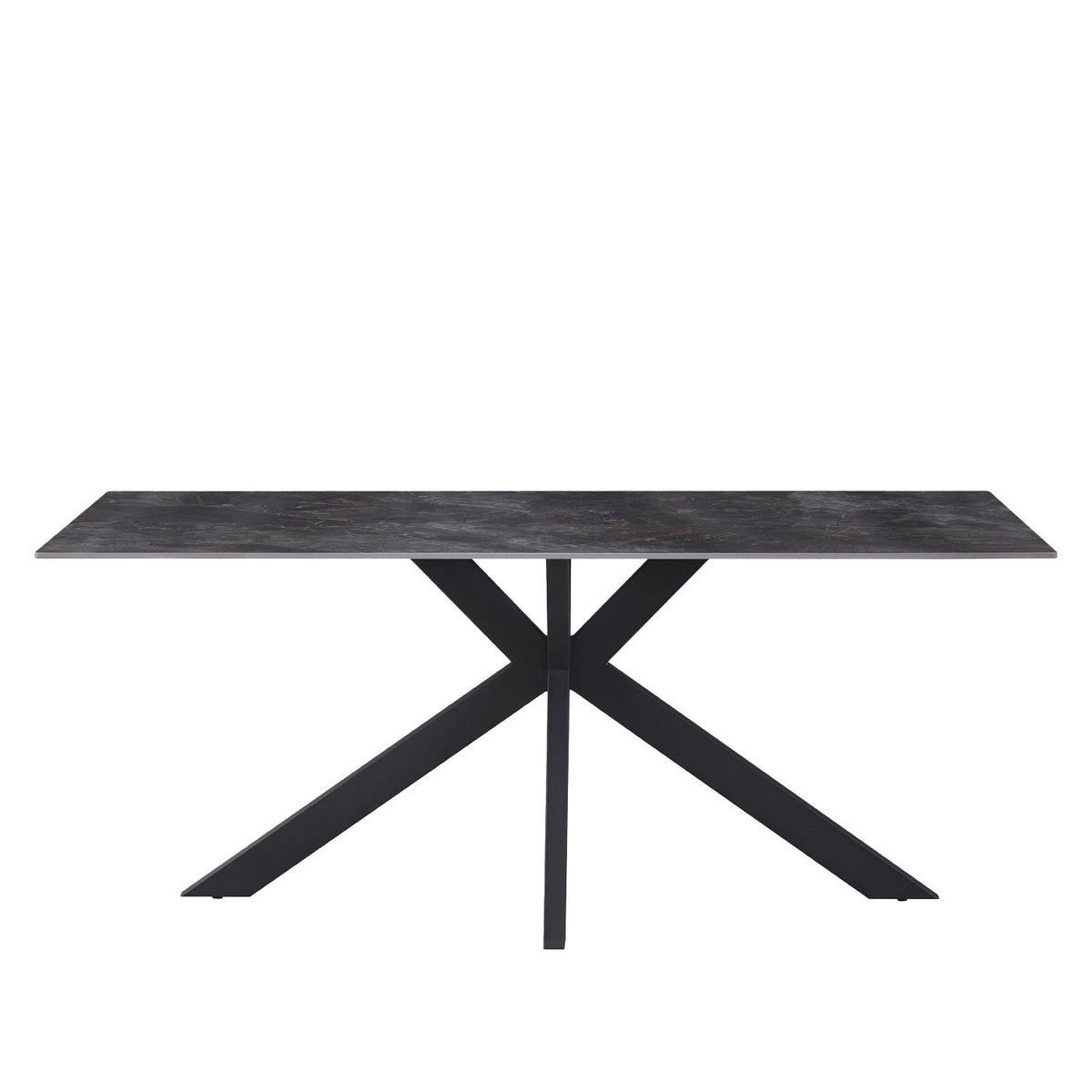 Mesa comedor 6 puestos Verona negro