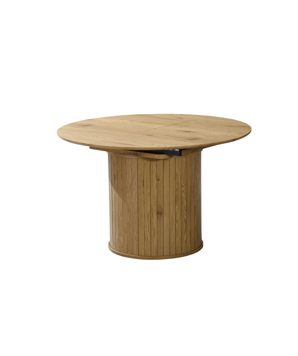Mesa comedor redonda 4 extensible puestos Maui
