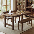 Mesa de comedor  6 puestos nogal
