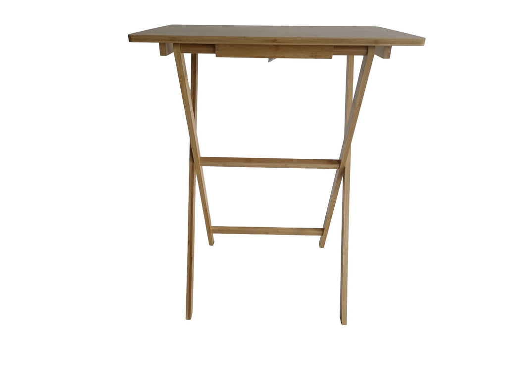 Mesa lateral bambú 60x40cm