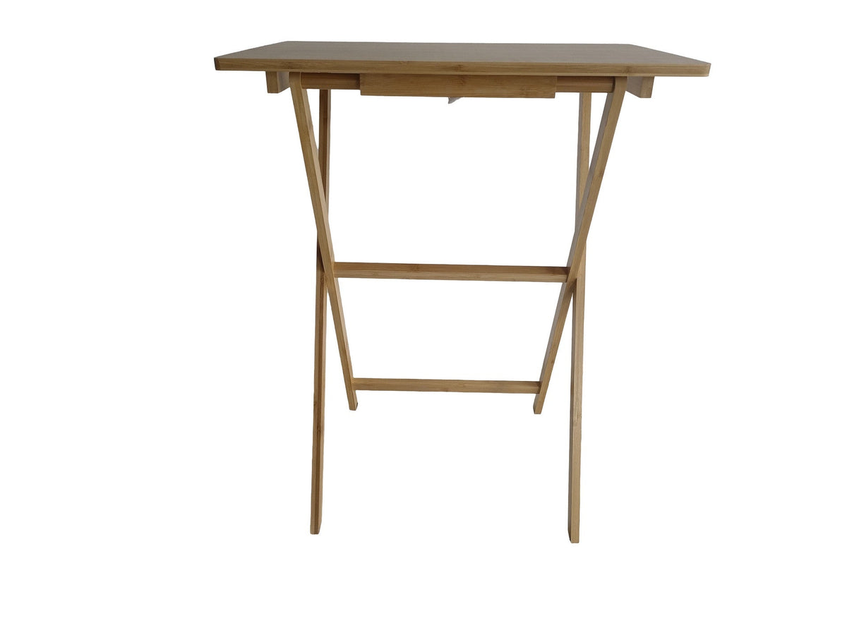 Mesa lateral bambú 60x40cm