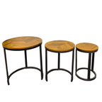 Mesa lateral Lizzie set de 3