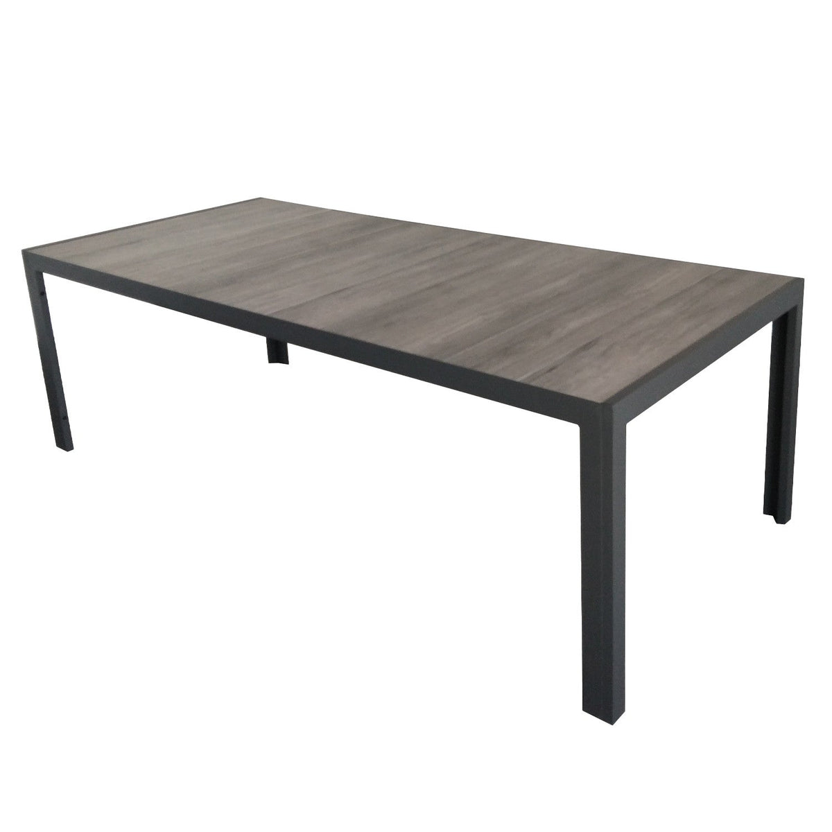 Mesa terraza Lazio cerámica gris 225cm
