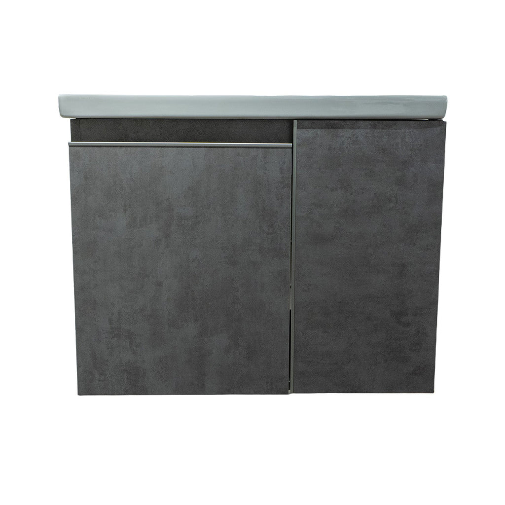 Mueble de Baño Danubio 2 Puertas 60 cm con lavamanos y espejo