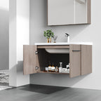 Mueble de Baño Sena 2 Puertas 60 cm con lavamanos y espejo