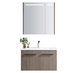 Mueble de Baño Sena 2 Puertas 80 cm con lavamanos y espejo
