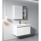 Mueble de Baño Volga 2 puertas 80 cm con lavamanos y espejo