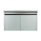 Mueble de Baño Volga 2 puertas 80 cm con lavamanos y espejo