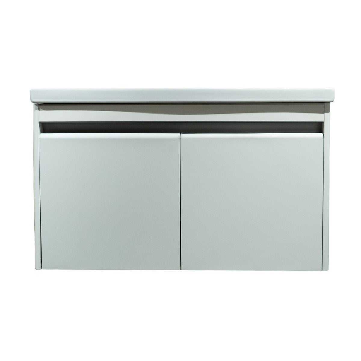 Mueble de Baño Volga 2 puertas 80 cm con lavamanos y espejo