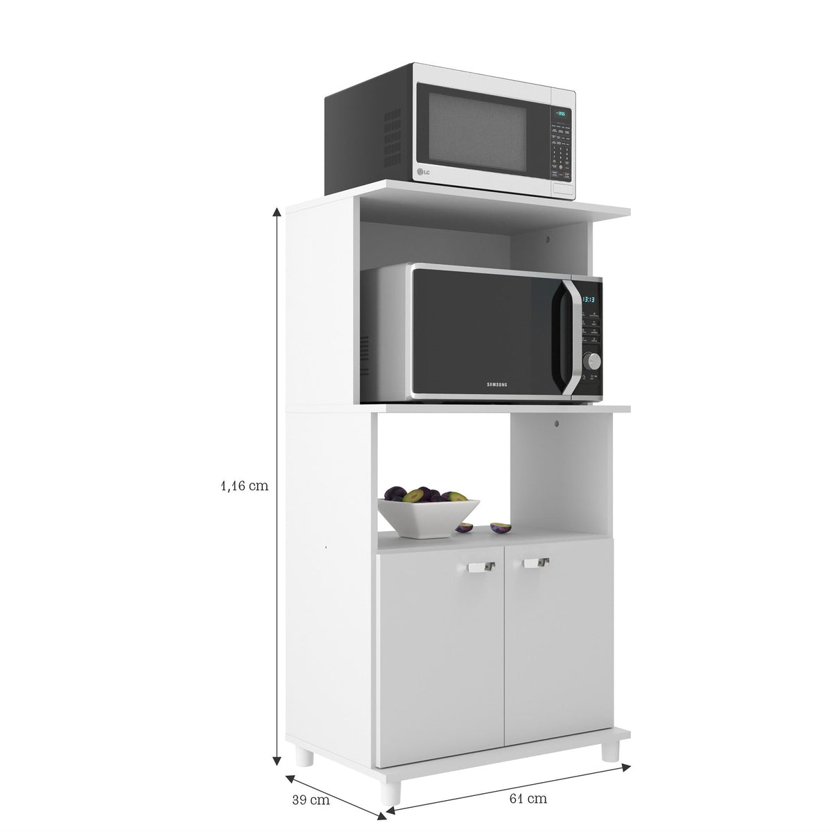 Mueble multiuso Dallas 2 puertas 61cm