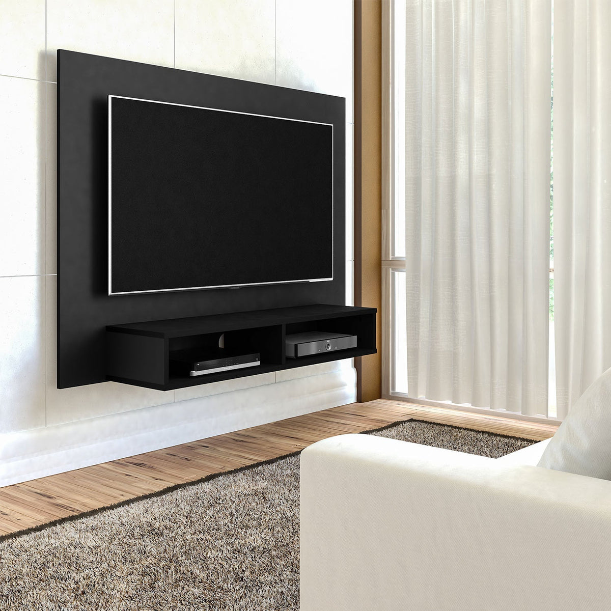 Panel TV Flash - negro