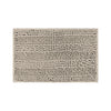 Piso de baño chenilla liso beige 70x45cm