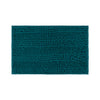 Piso de baño chenilla liso turquesa 70x45cm