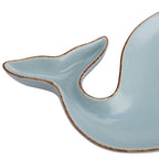 Plato cerámica ballena celeste 19cm