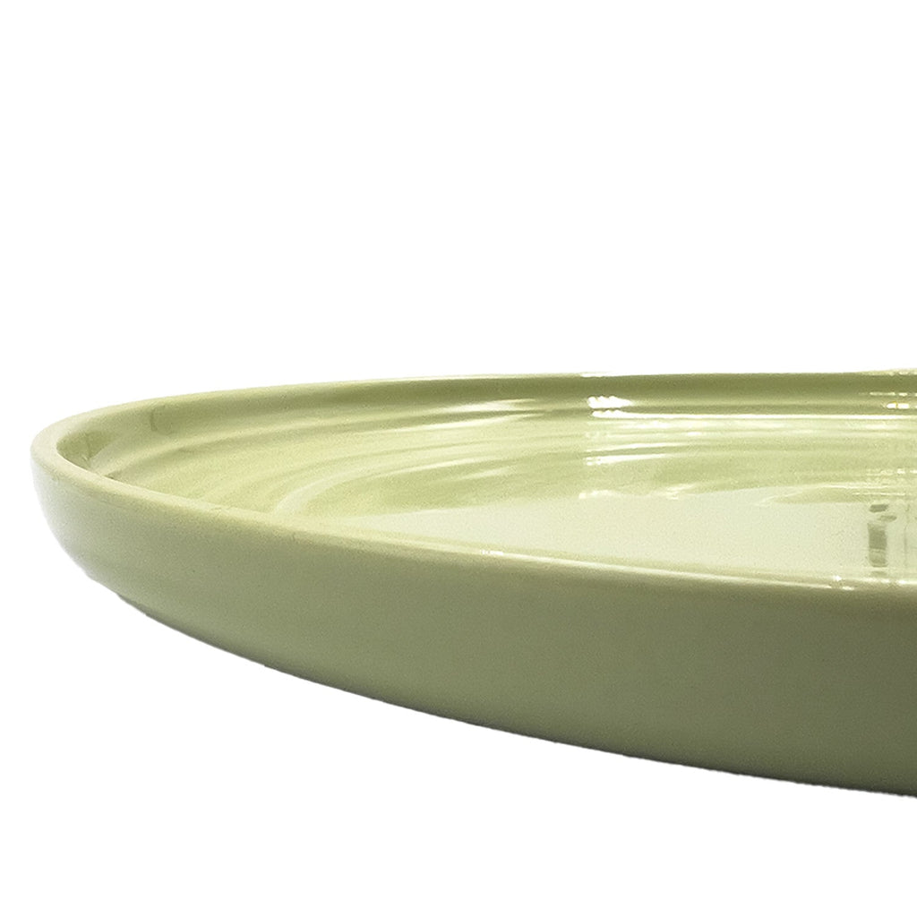 Plato fondo Comacchio verde 25cm