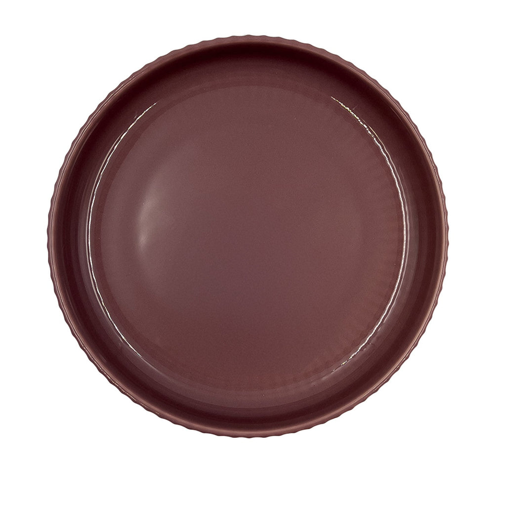 Plato hondo Comacchio morado 20cm