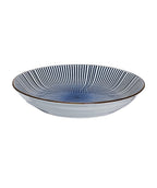Plato hondo rayas 22,8cm