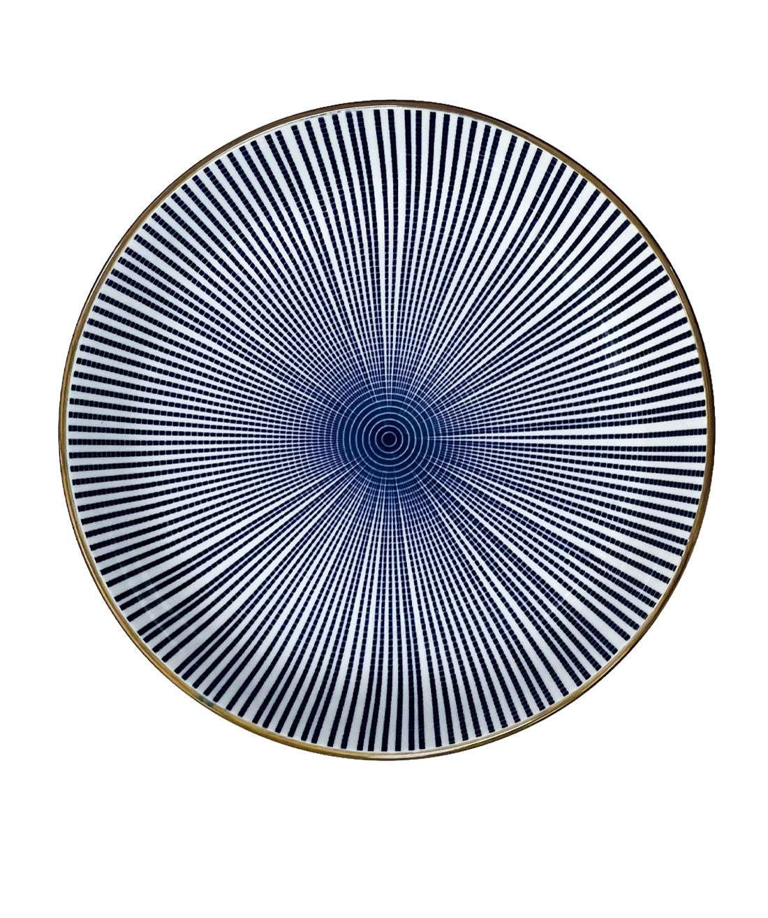 Plato hondo rayas 22,8cm