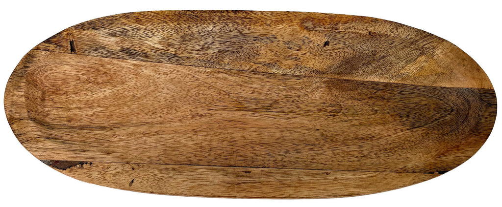 Plato madera 37x15cm