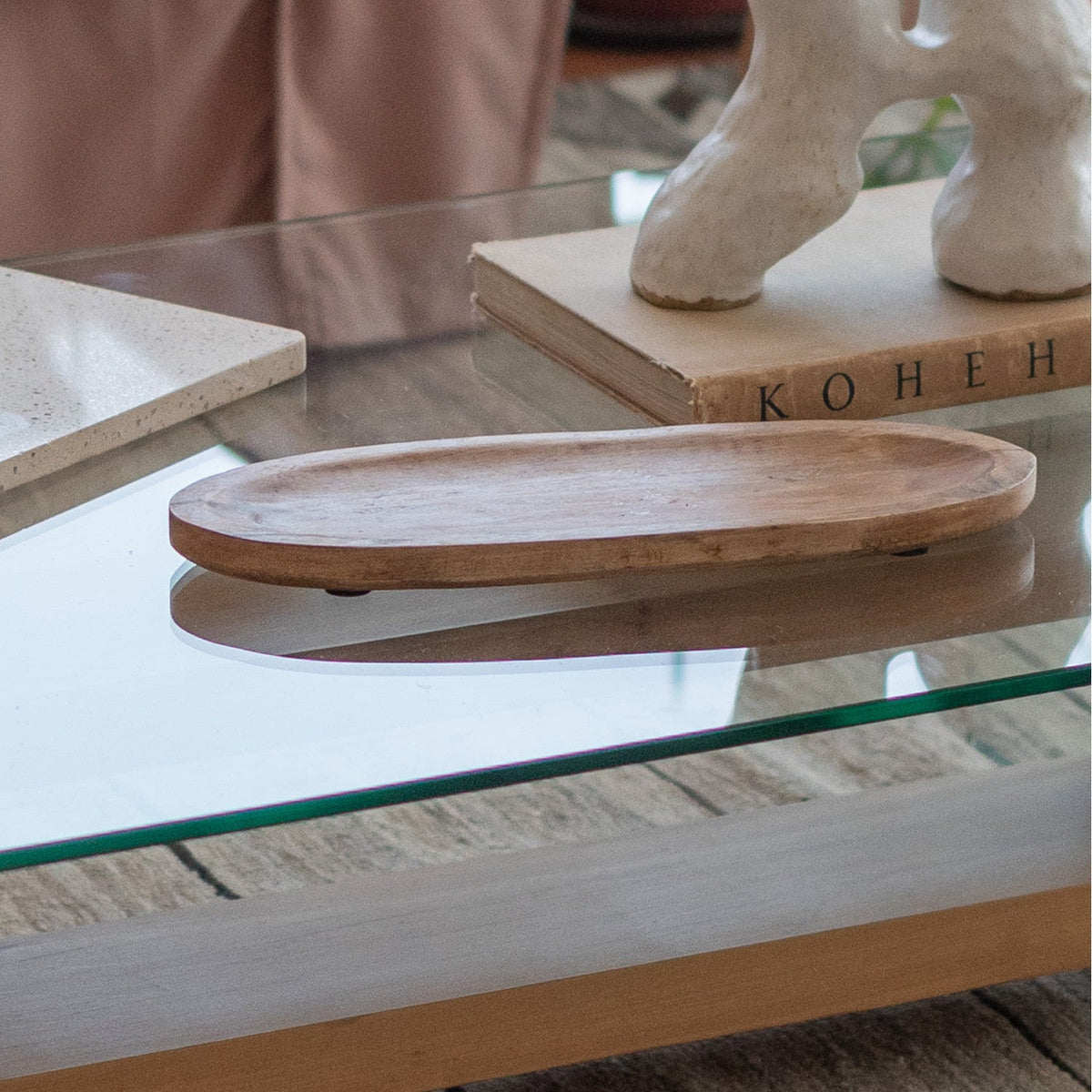 Plato madera 37x15cm