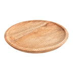 Plato madera tostado 25cm