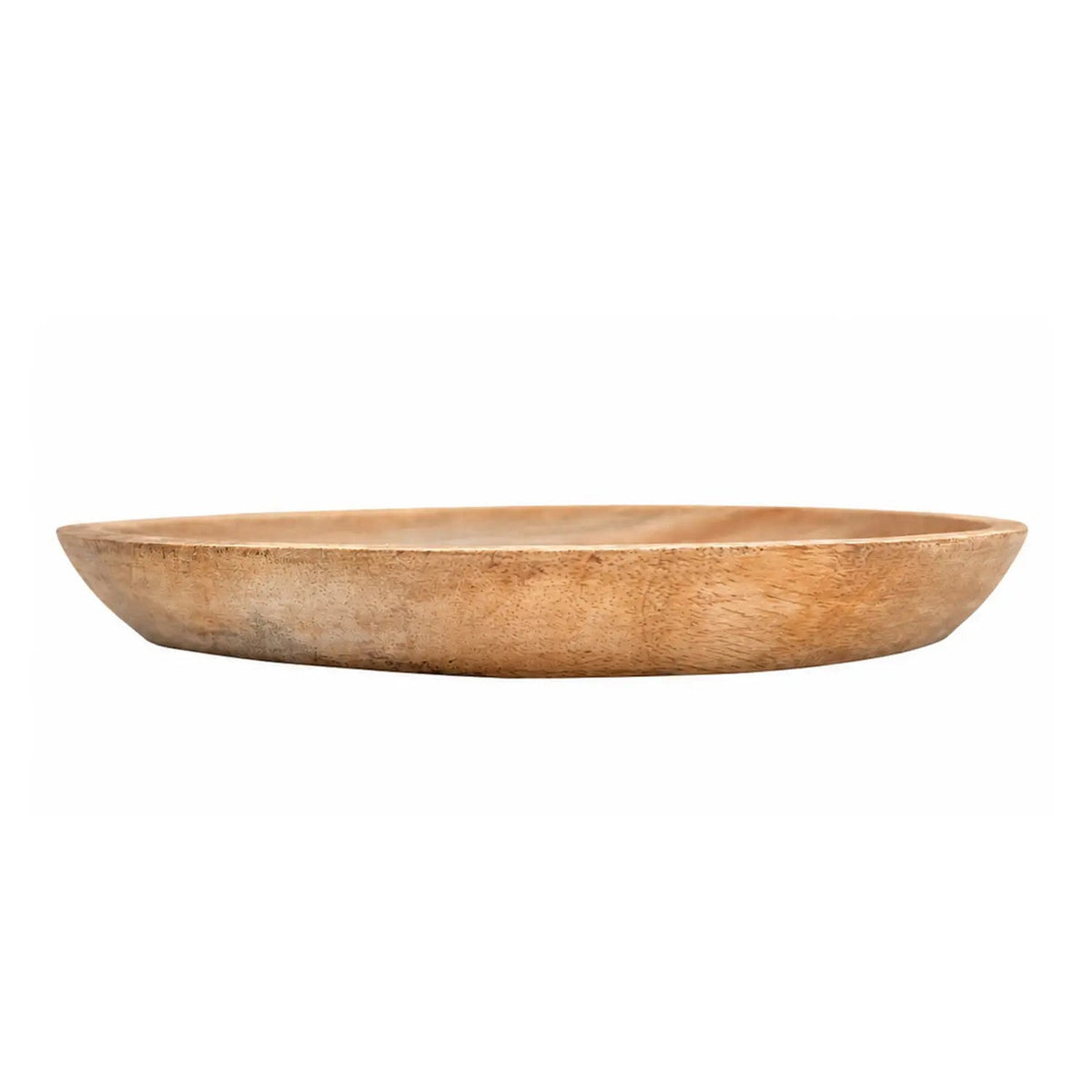 Plato madera tostado 25cm