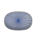Plato ovalado rayas 26,7cm