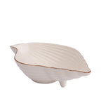 Pocillo cerámica caracola blanco 21cm