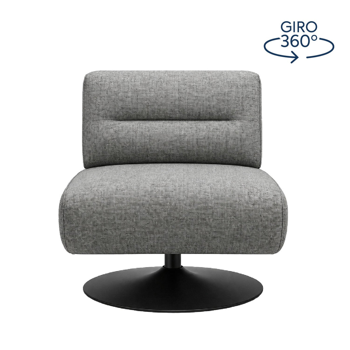 Poltrona Brunn gris oscuro